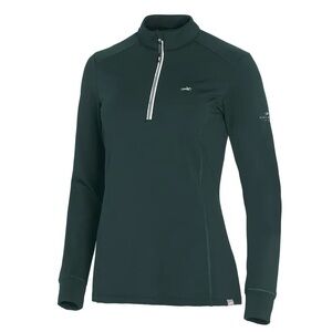 LIKE NEW Schockemöhle Ladies Winter Page Riding Shirt Bottle Green XS
